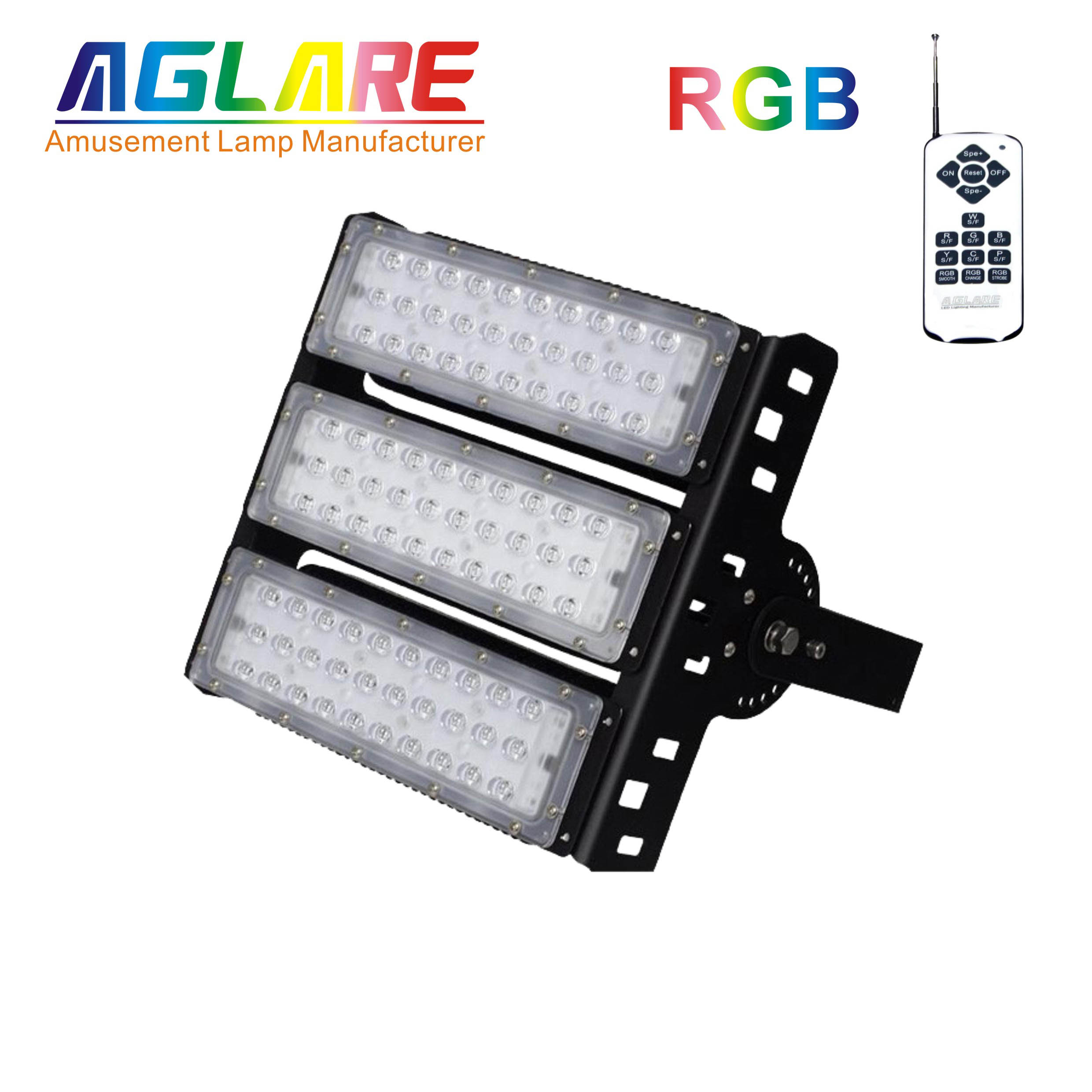150w outdoor LED Projector RGB remote led flood lights