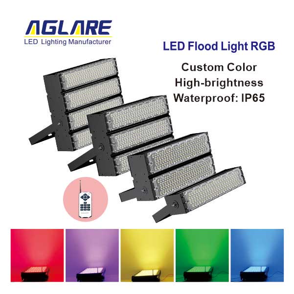 colored flood lights outdoor