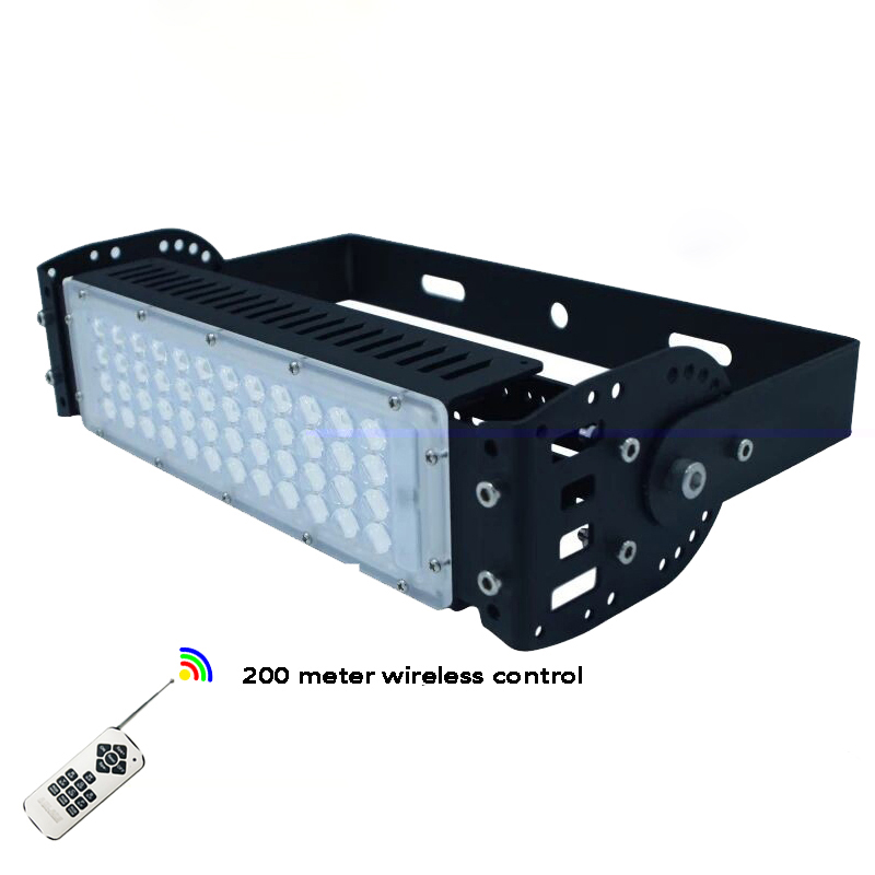 How does 50w rgb led flood lighting work?