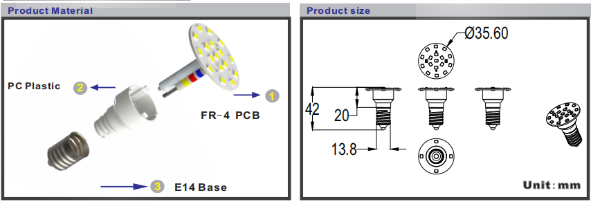 E14 Amusement Led Bulb Single Color SMD2835.png