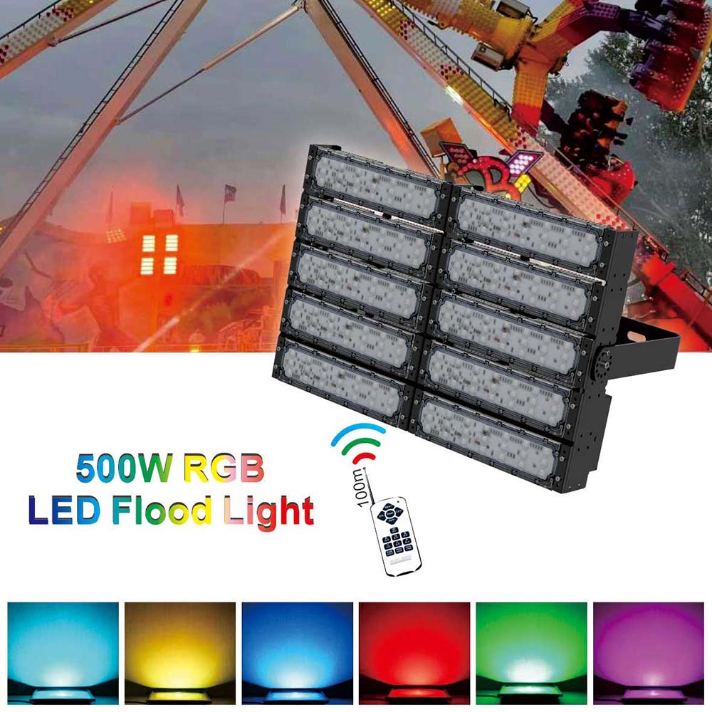 rgb flood light outdoor 500W