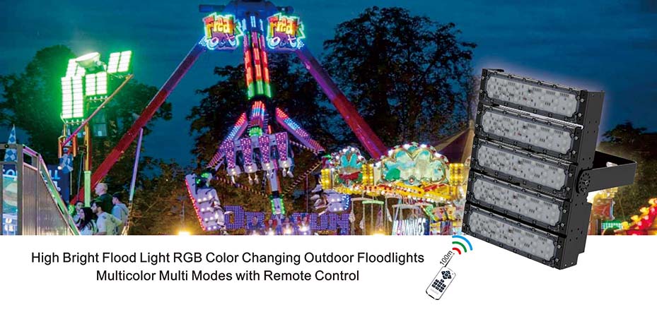 color changing led flood light