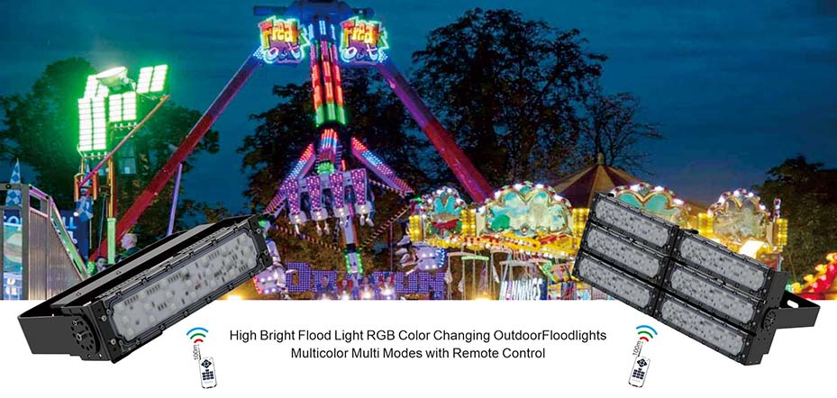 50W-500W RGB Flood Light Color Changing-Large