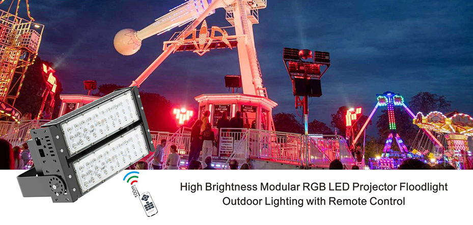 rgb landscape flood lights