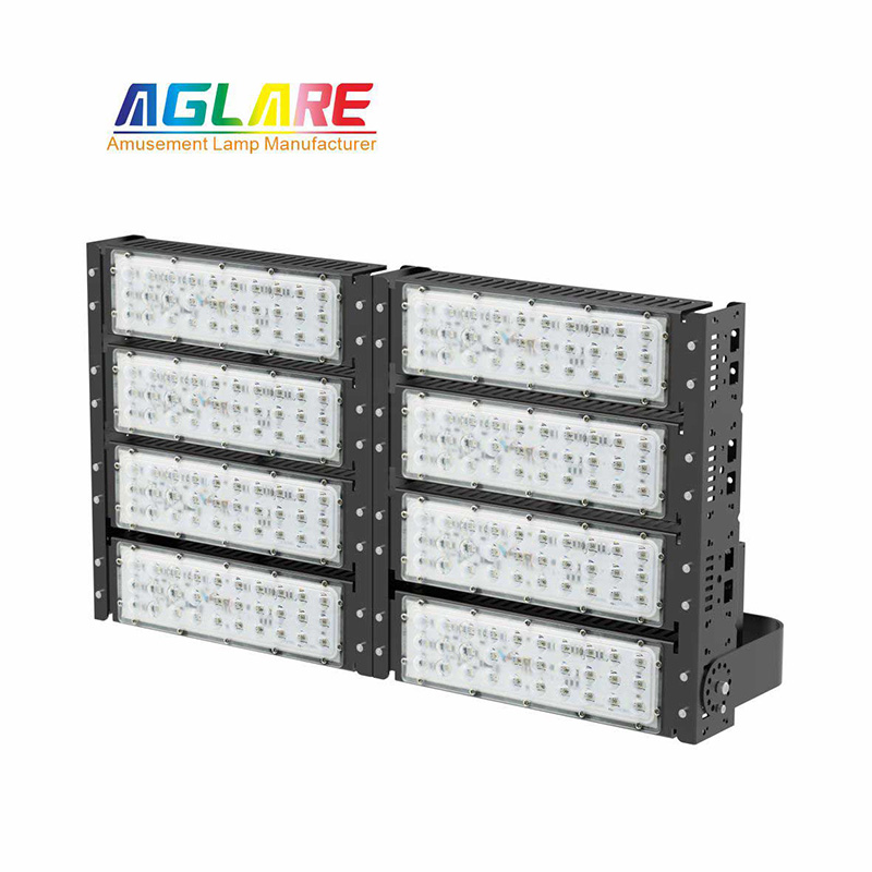 Aglare Led Flood Lights 400W RGB Color Changing with Remote Control