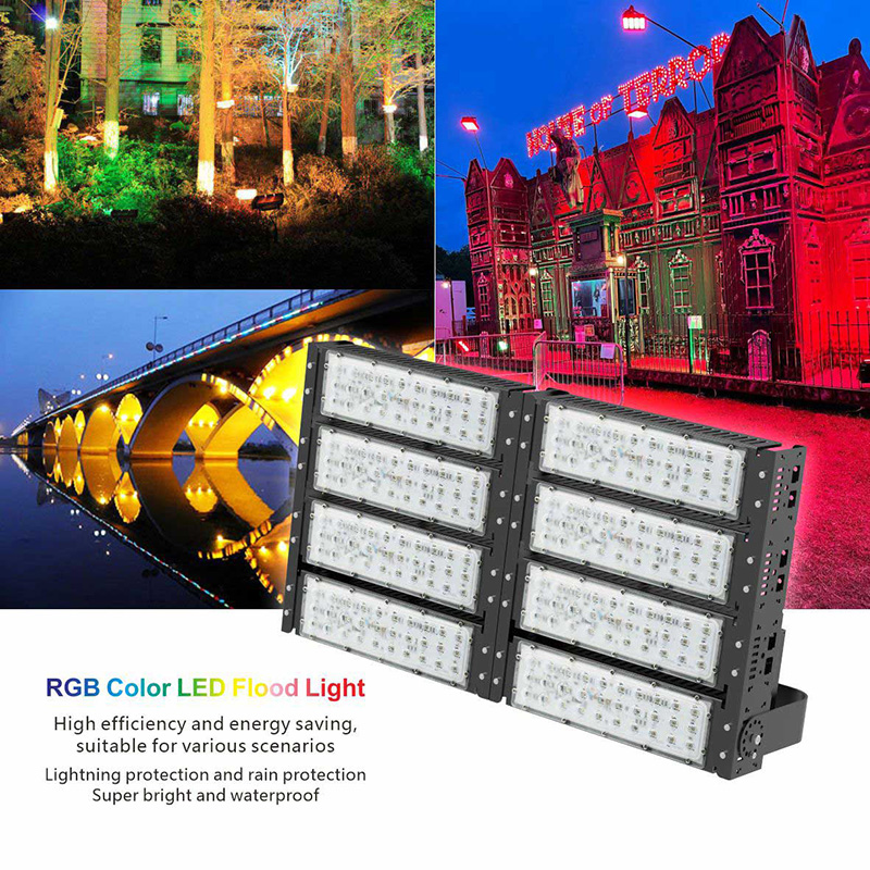 colored flood lights