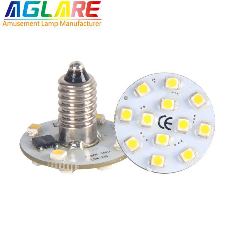 E10 led amusement AC24/60/110v good price with 11/16/18smd leds