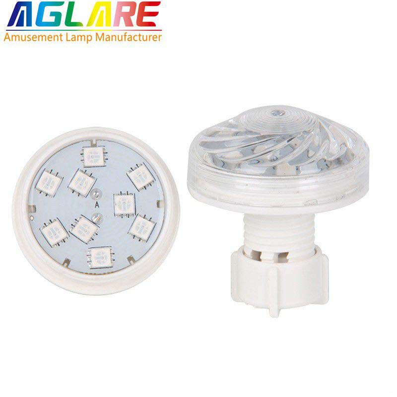 auto programmable 45mm rgb led pixel light