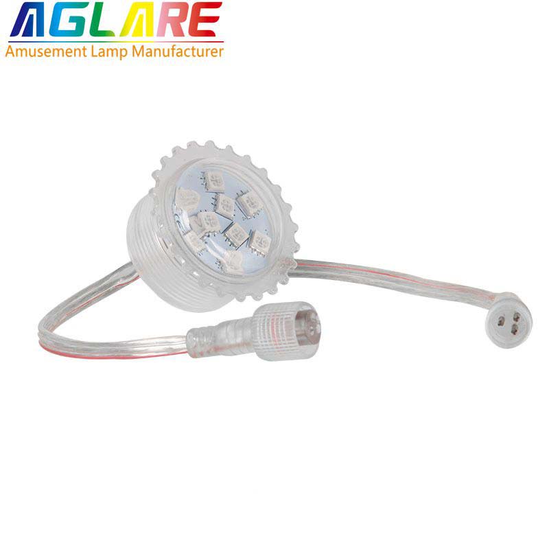 1.8W rides lights bulbs amusement led 12V RGB amusement led lighting IP68 Waterproof