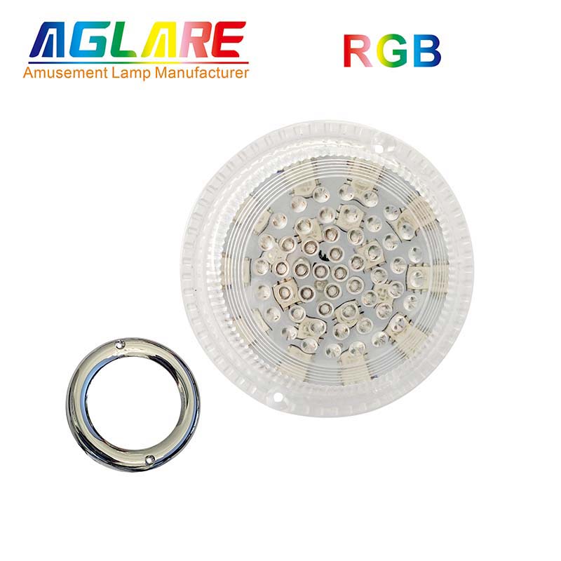 DC24V Auto program IP65 70mm Amusement rgb led pixel funfair light 