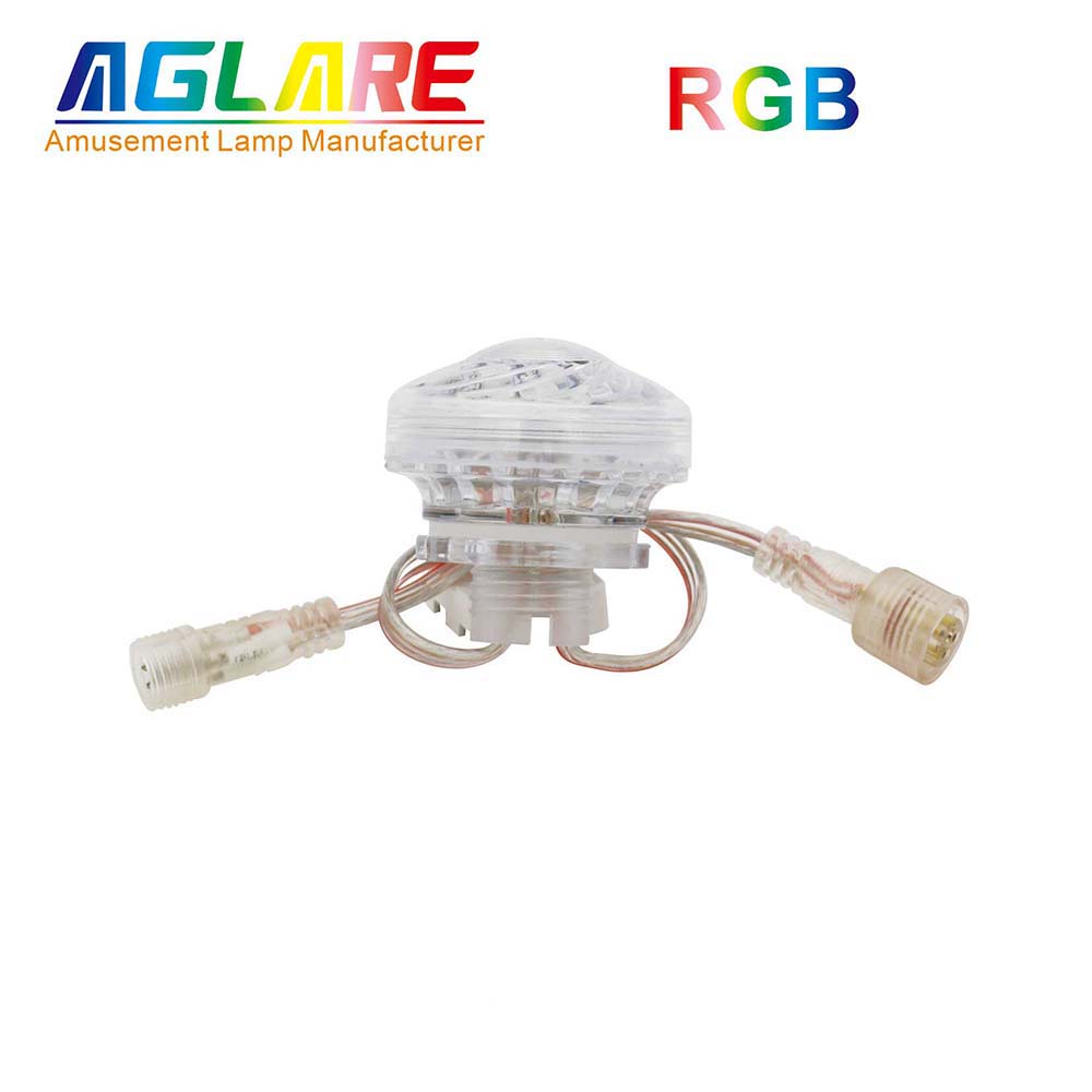 60mm Color Change RGB Amusement Led light For Amusement Rides