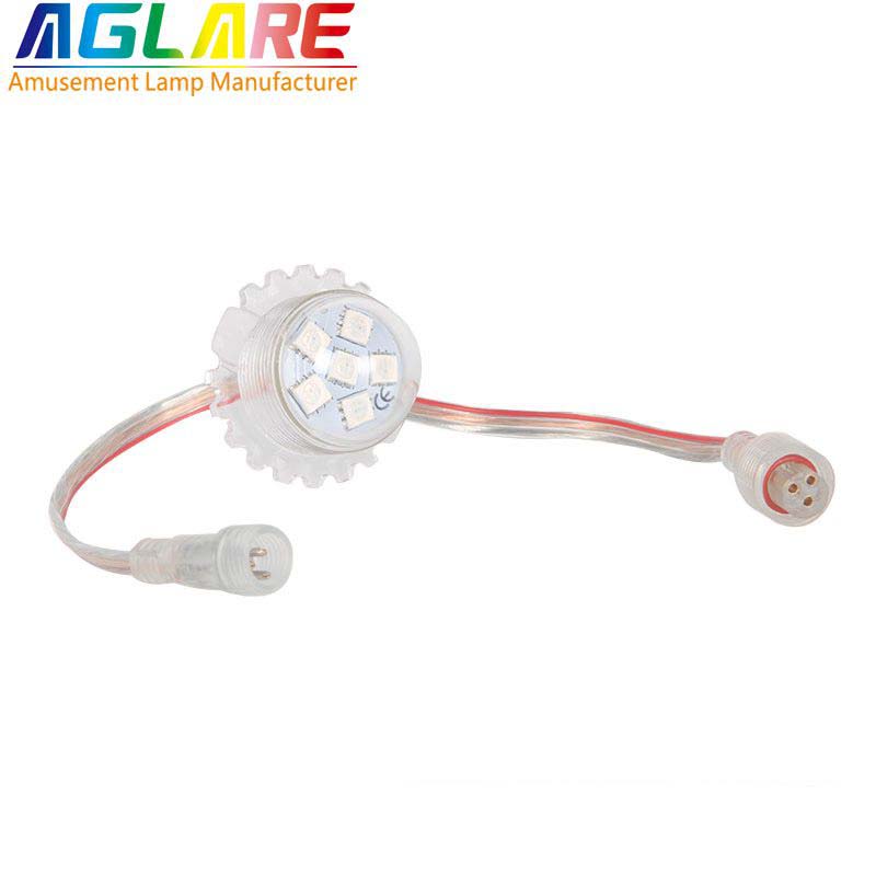 40mm 6smd  Programmed LED Light Amusement Lights Pixel Fairground Lighting