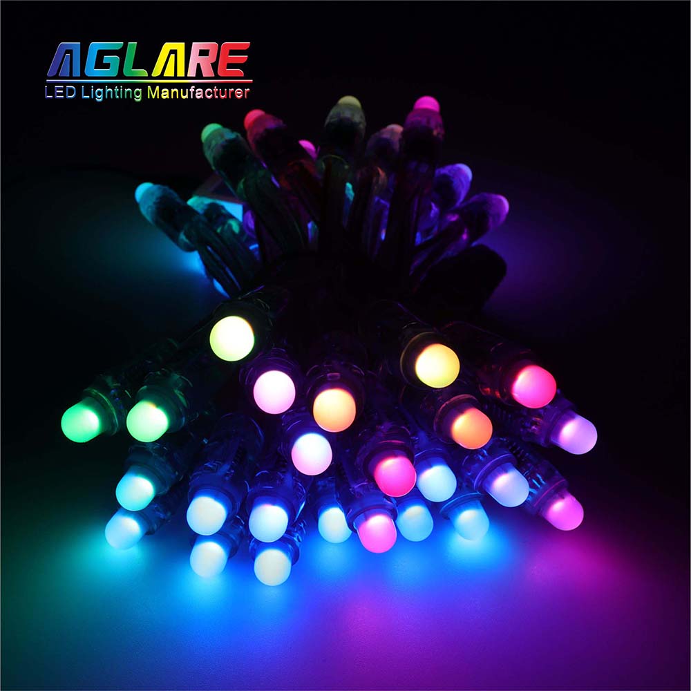 12mm 12V Diffused Flat Digital RGB LED Pixels