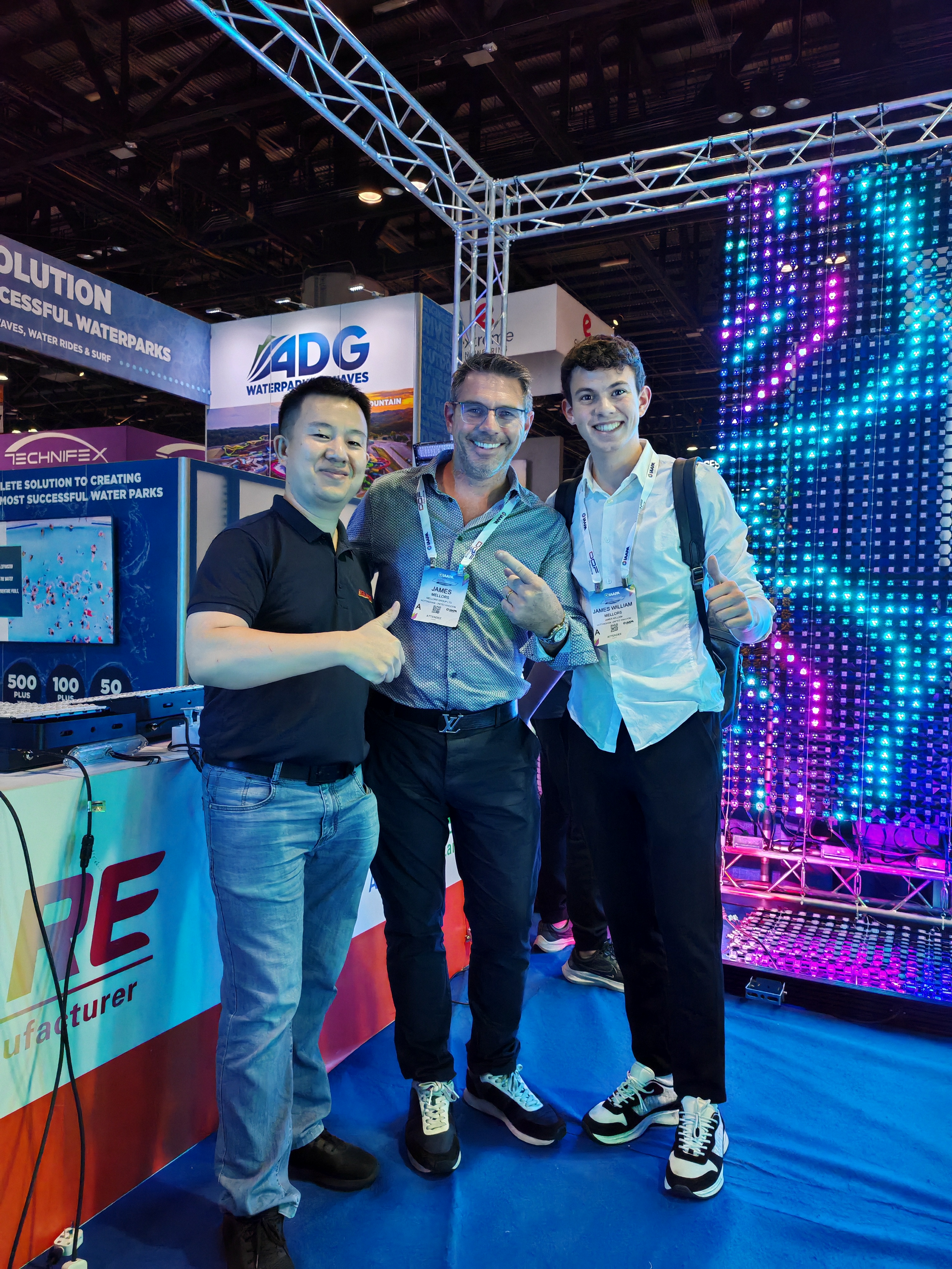 Aglare Lighting succeeds at IAAPA Expo 2023 in Orlando