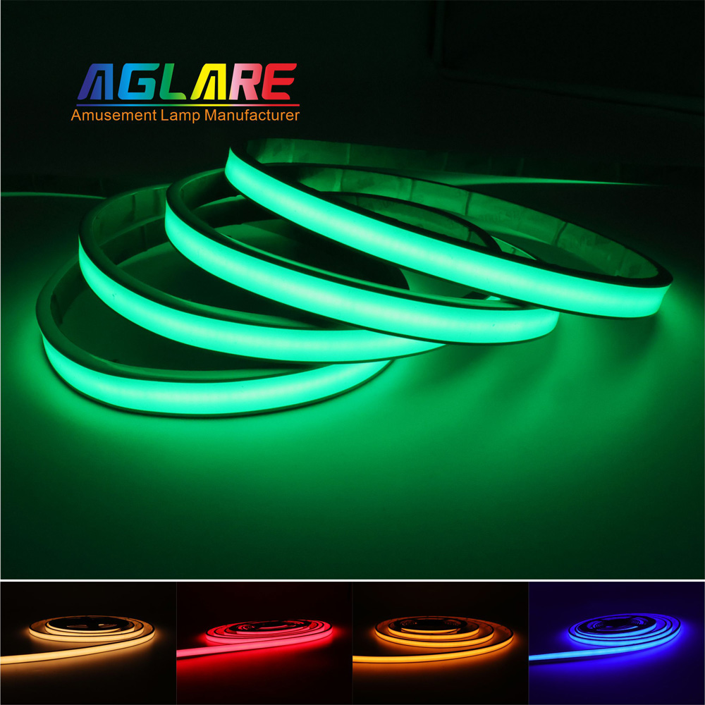 Green COB LED Strip Lights 480LEDs/m DC24V Input