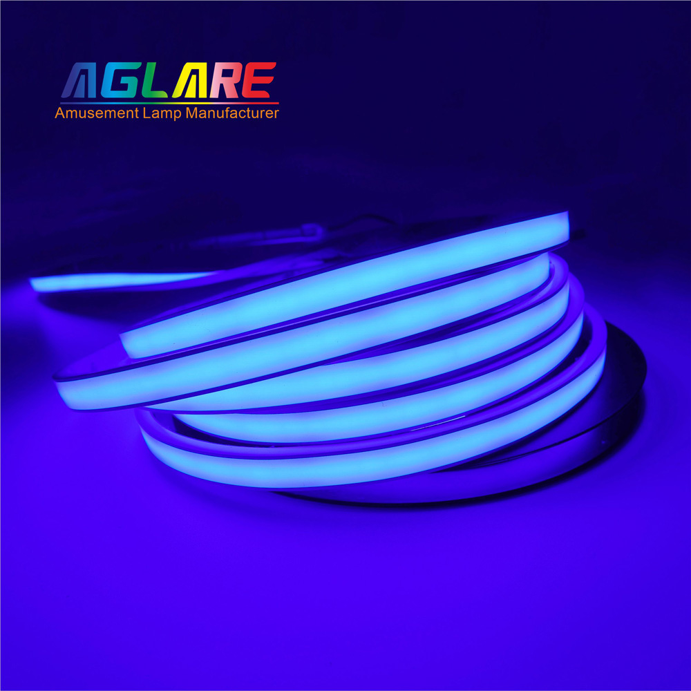 24V COB LED Strip Blue Color 8mm Width LED Light Bar Tape