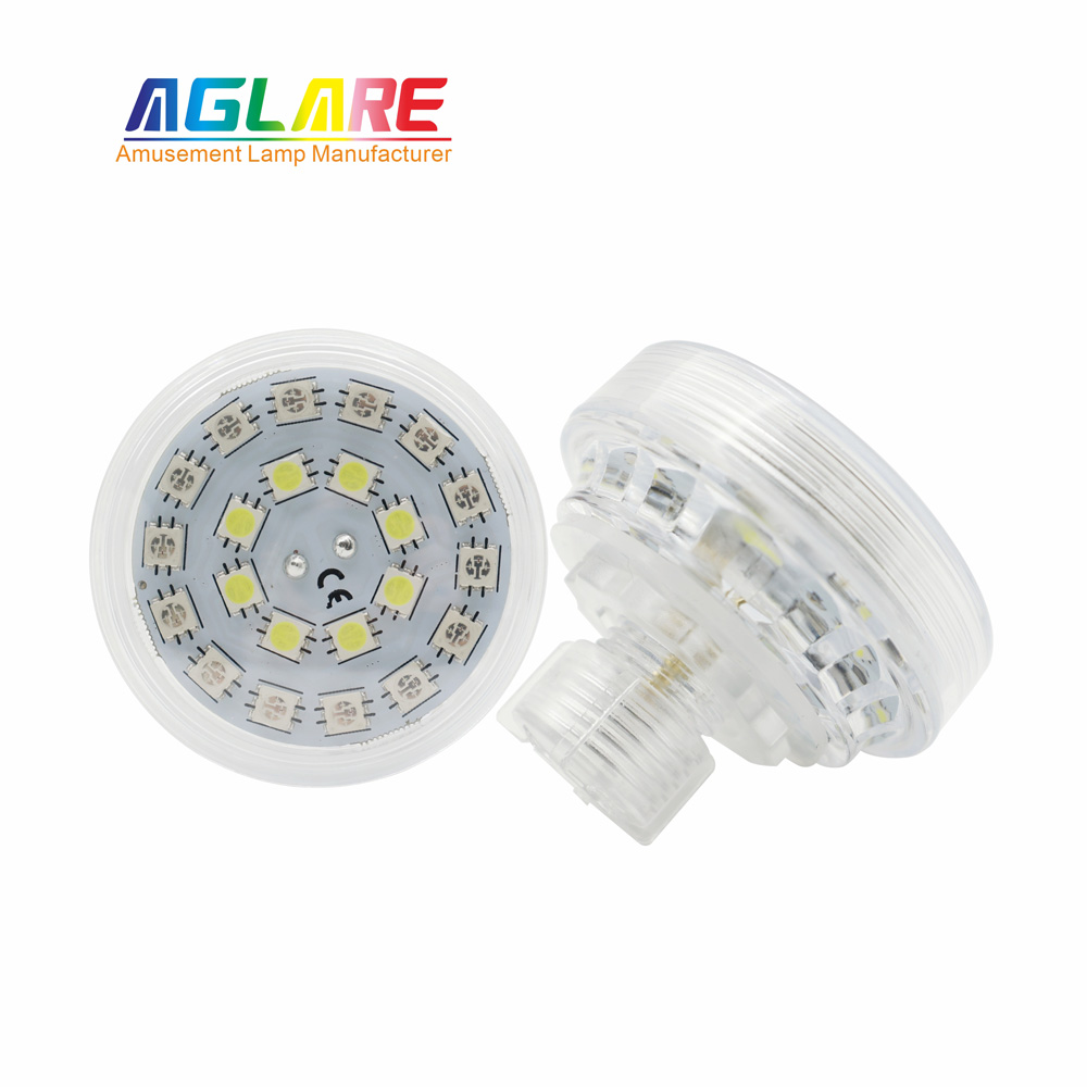 New Auto Program DW002 RGB LED Cabochon Bulbs AC24V 60mm