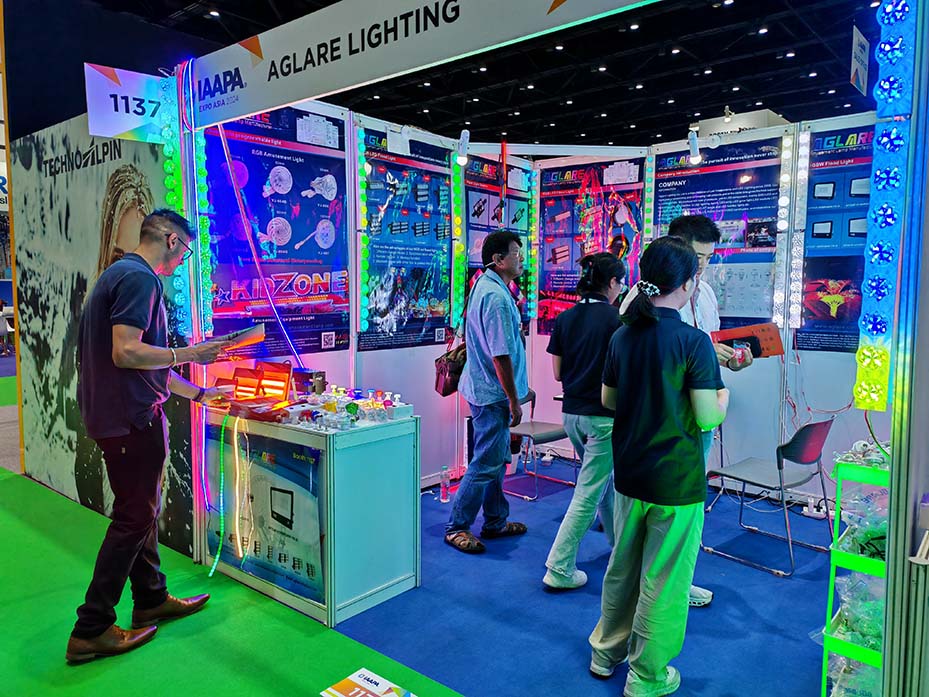Aglare Lighting at IAAPA Expo Asia Bangkok 2024