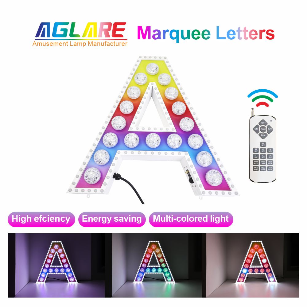 metal led letters