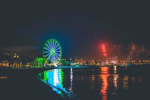 Aglare Lighting amusement LED Lamp were used in the Australian Ferris Wheel display