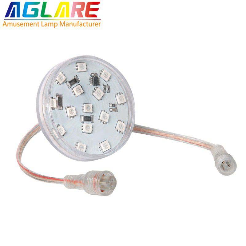 new led waterproof DC24V UCS1904 Smart 60mm RGB Carousels pixel led