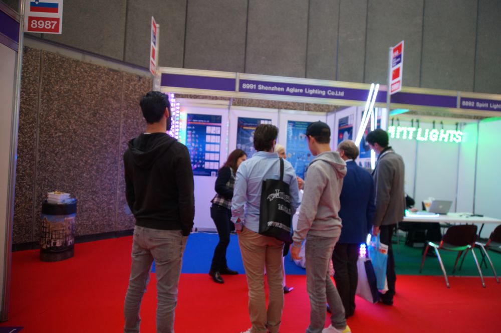 Aglare Lighting participated in the IAAPA Exhibition in Holland