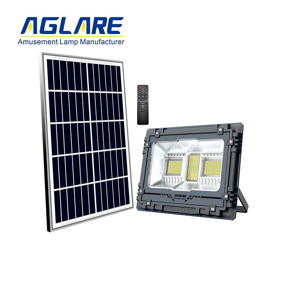 Solar LED Flood Light 300W with Remote Control