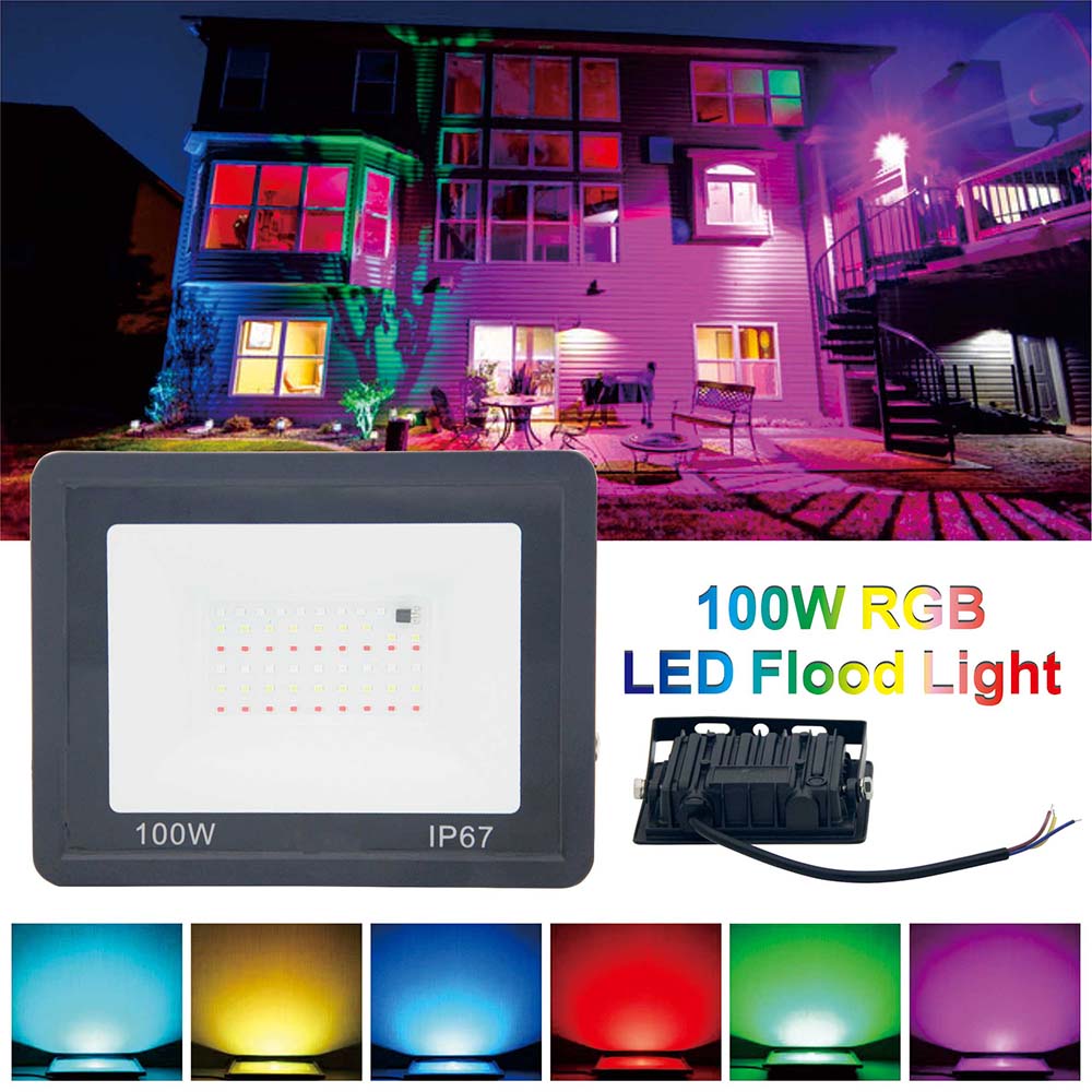 Slim Colored RGB Flood Light