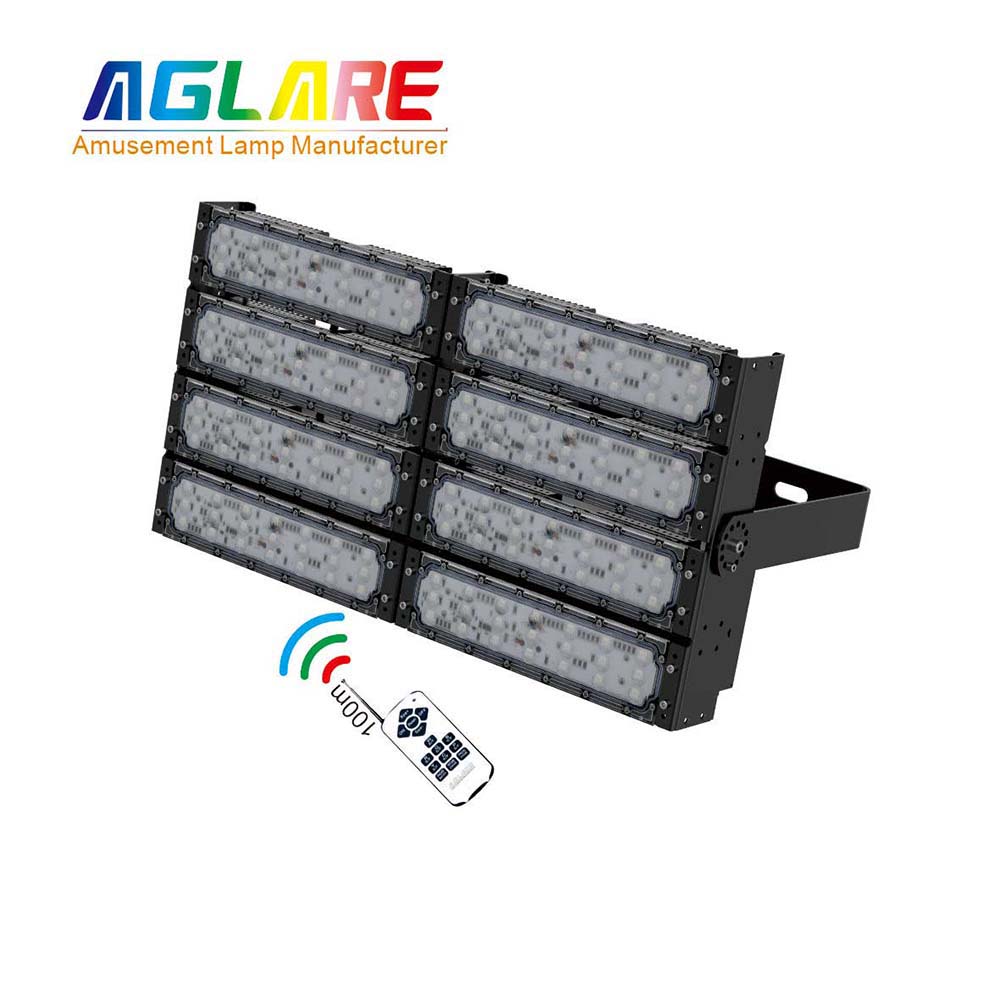 IP65 Outdoor 400W RGB Flood Lights with Remote Control