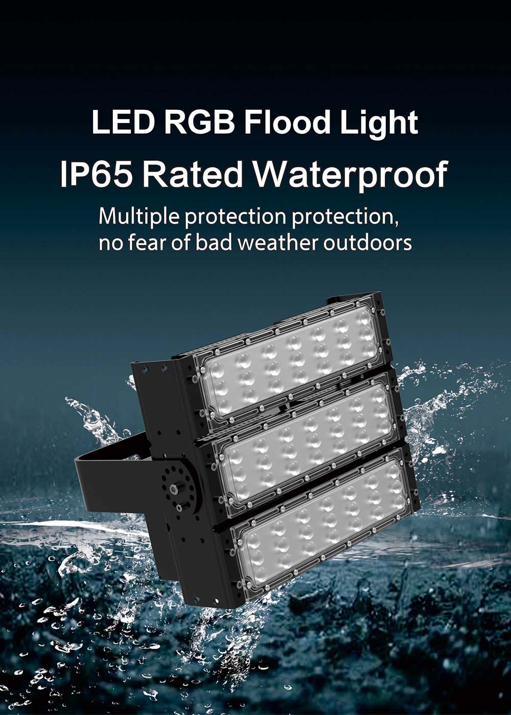 waterproof rgb led flood light