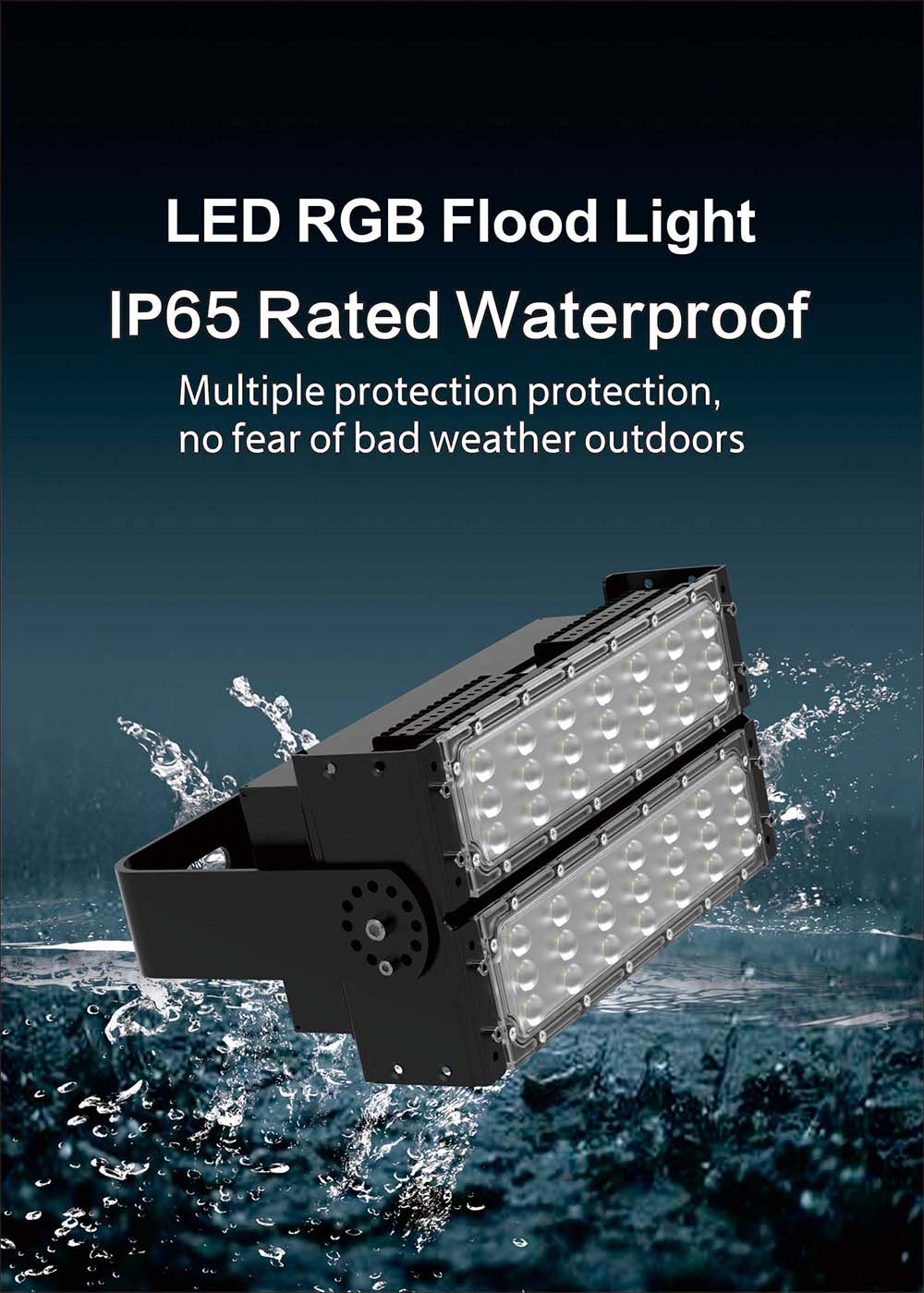 RGB LED Waterproof Flood Light