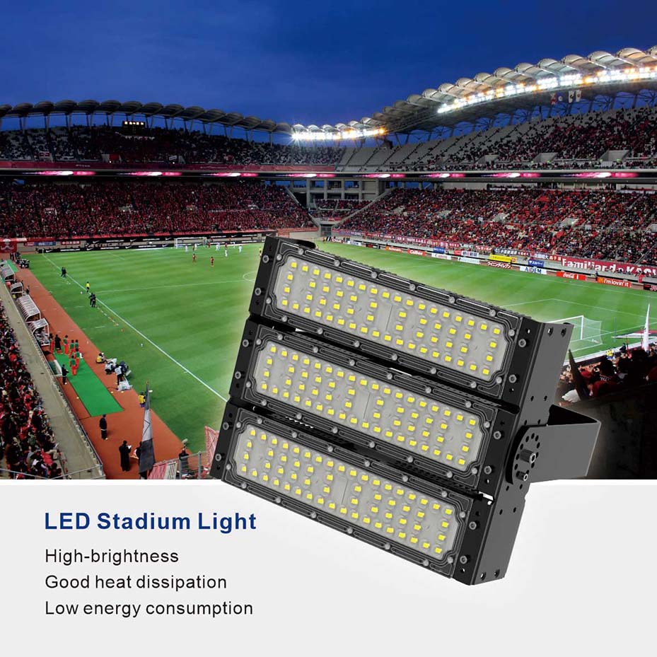 150w led flood light as stadium lighting.jpg
