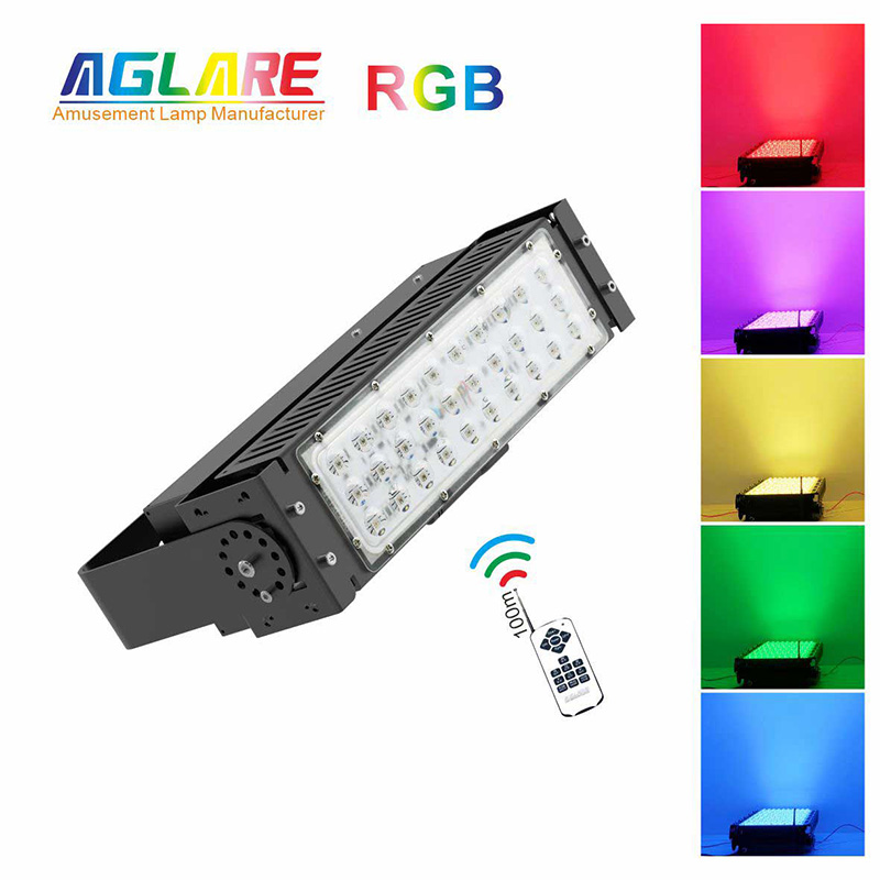 rgb led flood light 50w