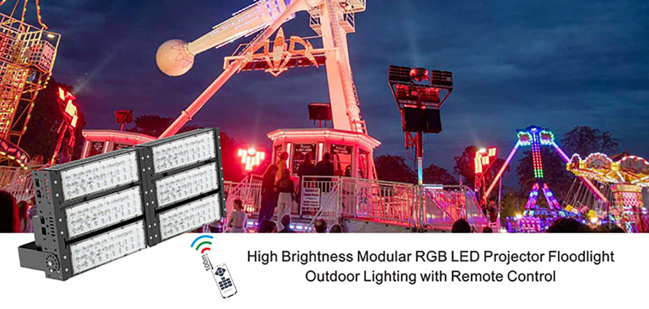 rgb flood light outdoor