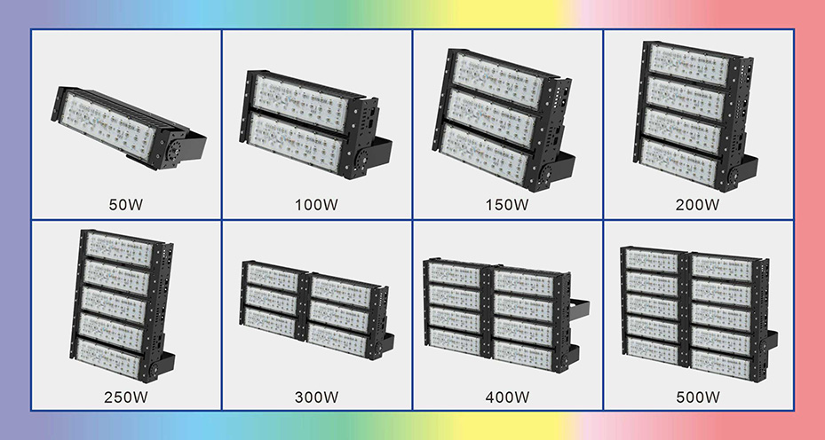 colored flood lights outdoor