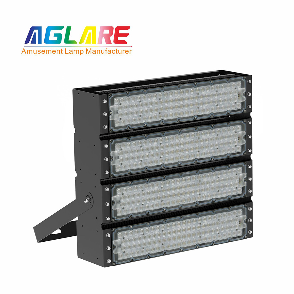 Aglare High power IP65 waterproof aluminum 1000W RGB LED flood light remote control