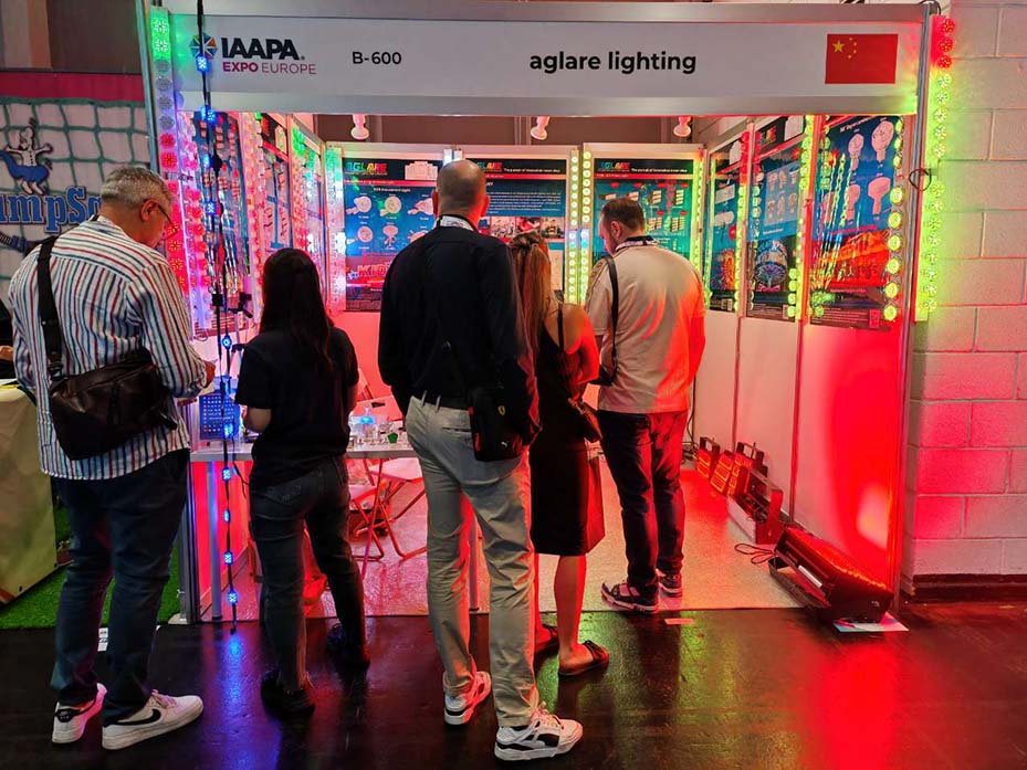 Aglare LED lighting succeeds at IAAPA Europe 2023