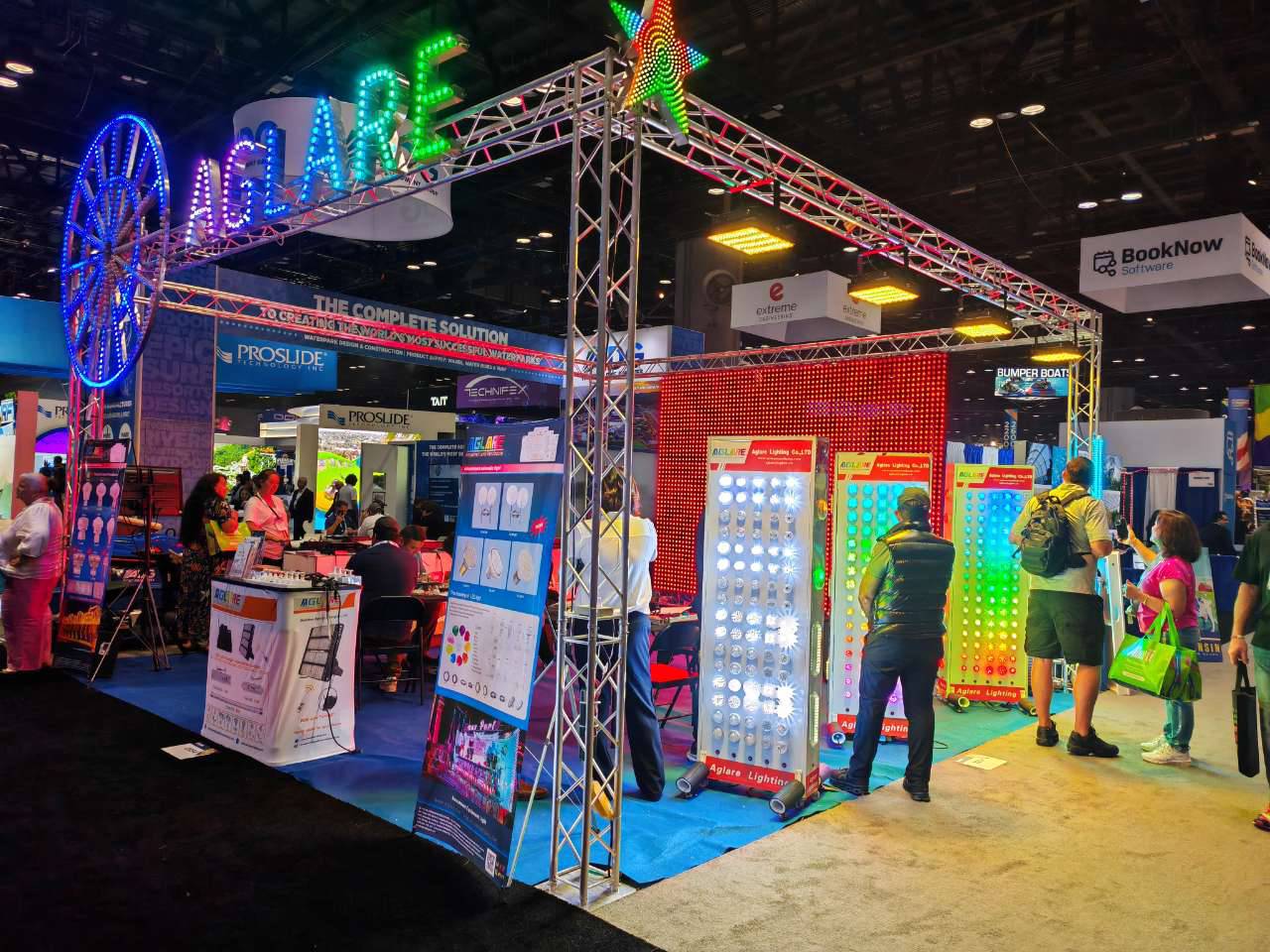Aglare Lighting at IAAPA Expo 2023 