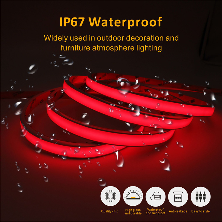 waterproof cob outdoor LED strips red.jpg