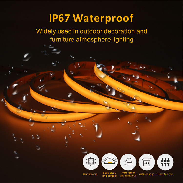 waterproof cob led strip light yellow.jpg