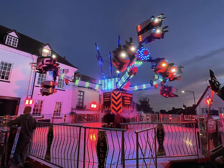 LED pixel lights for amusement park rides