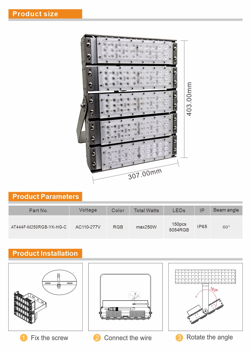 led boat flood light