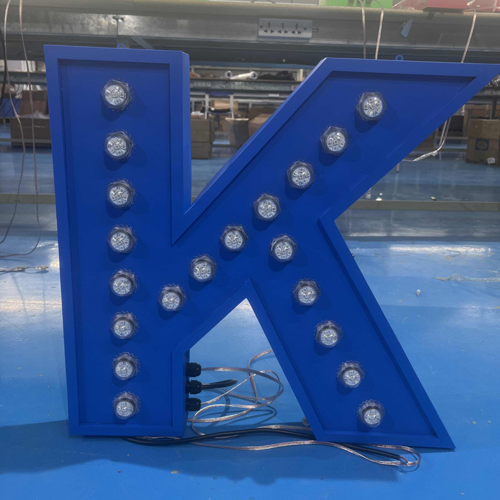 custom LED metal signs
