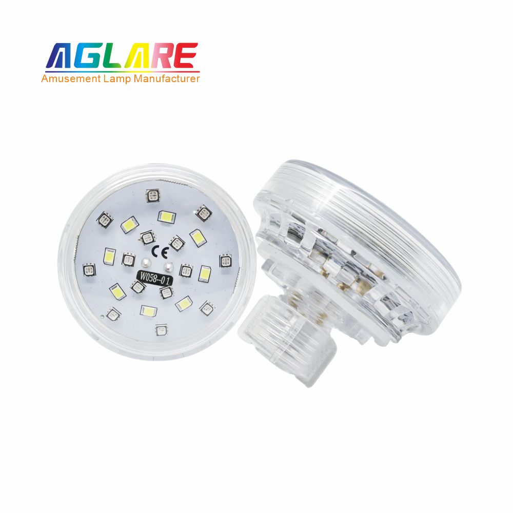 New DW058 Program RGB+W flash automatic 1-16 amusement lights 60mm AC24V