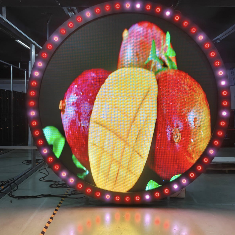 custom circular LED screen