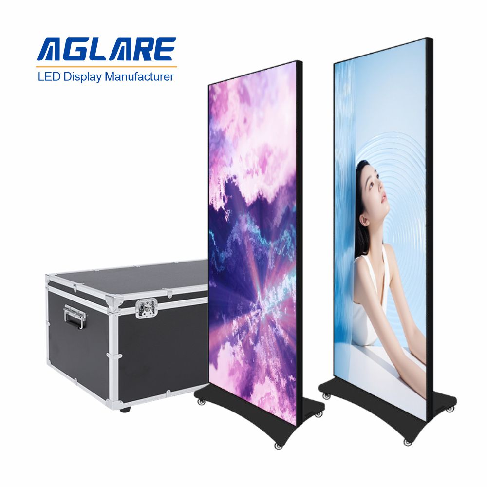 LED poster display for retail