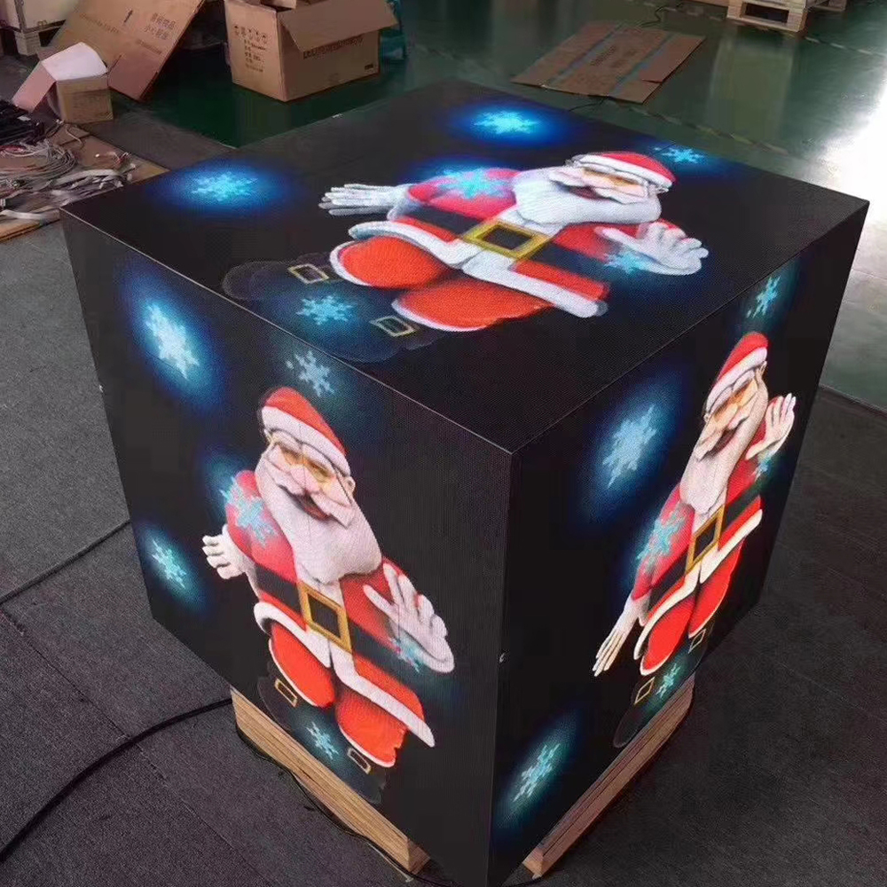 P1.25/P1.86 Indoor Cube LED Display — Custom Sizes