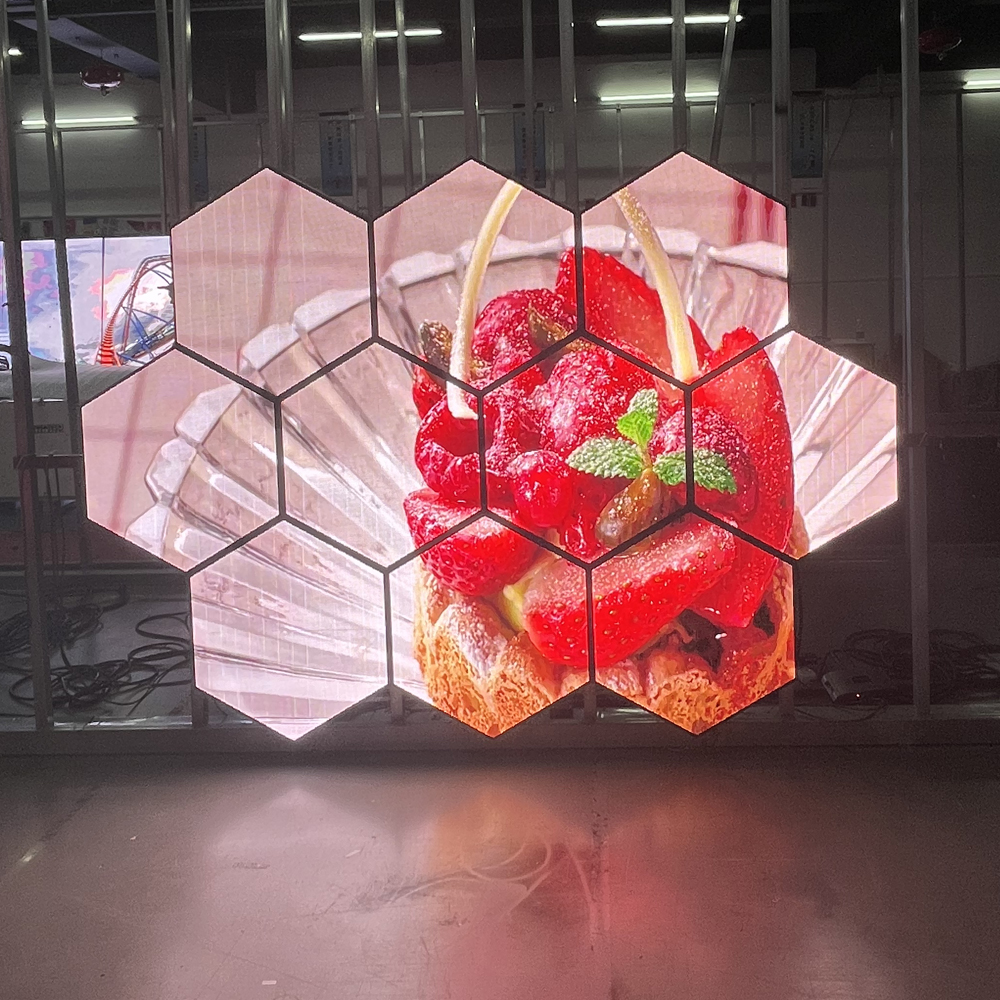 hexagon led screen