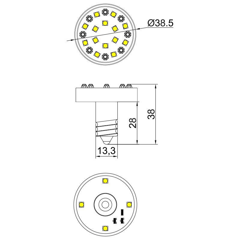 e14 cabochon lights