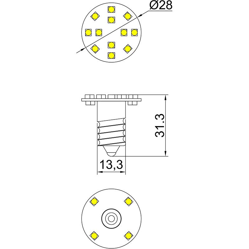 e14 amusement light